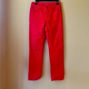Lily Pulitzer SZ 2 orange denim jeans
